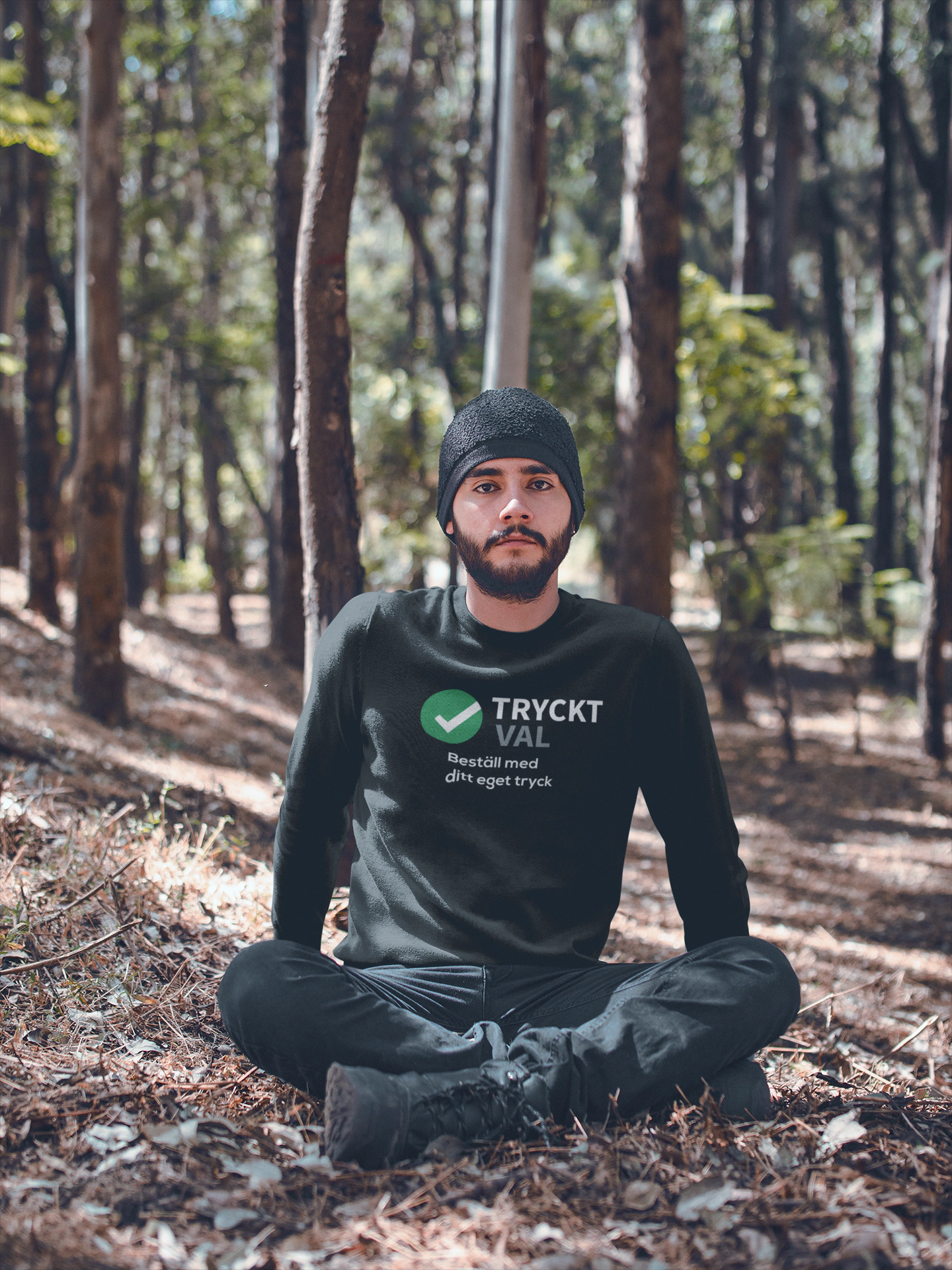 Collegetröja med eget tryck