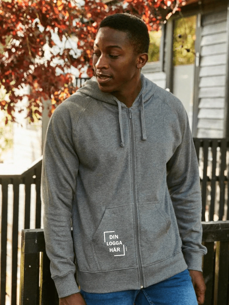 Hoodie med Dragkedja från Neutral® - Herr