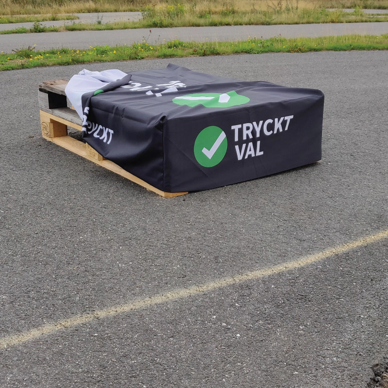 Pallöverdrag textil 2 pallar