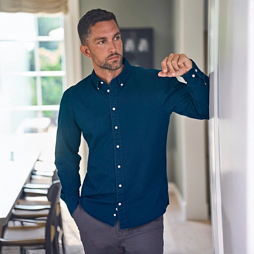 Skjorta i Twilltyg - Herr