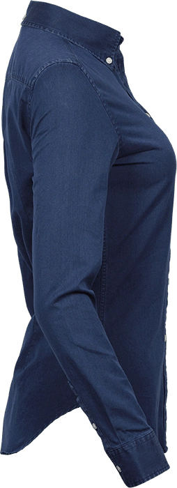 Vardaglig Skjorta i Twilltyg - Dam - Bild 4