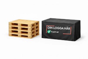 Pallöverdrag i PVC med tryck - För utomhusbruk