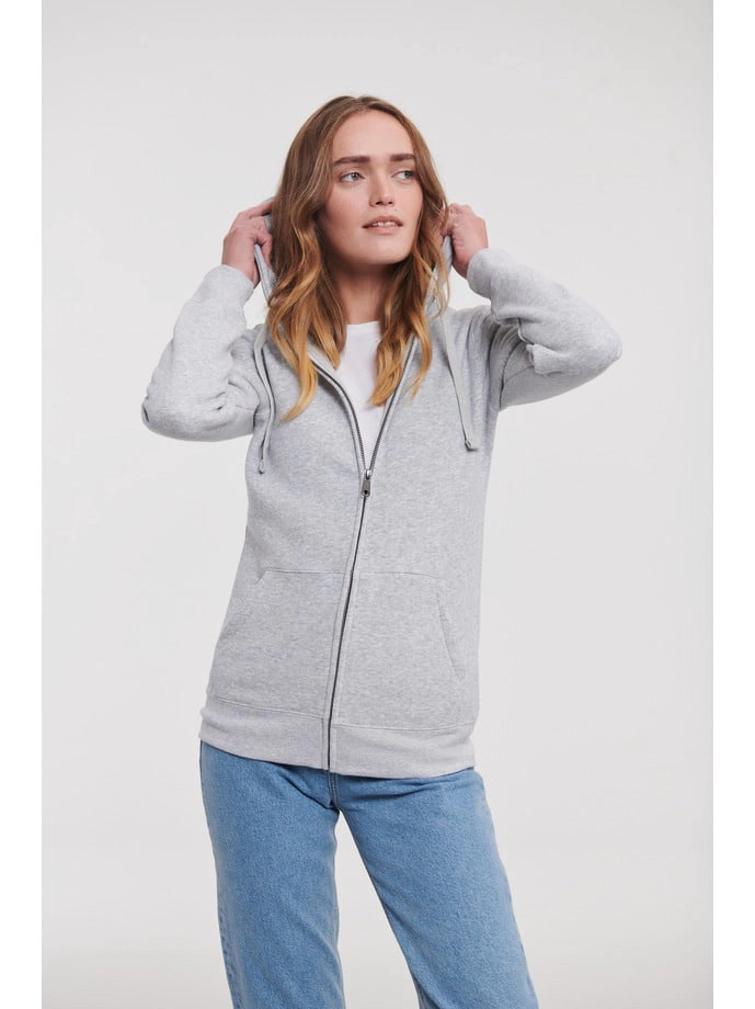 Autentisk luvtröja med dragkedja från Russell - Dam