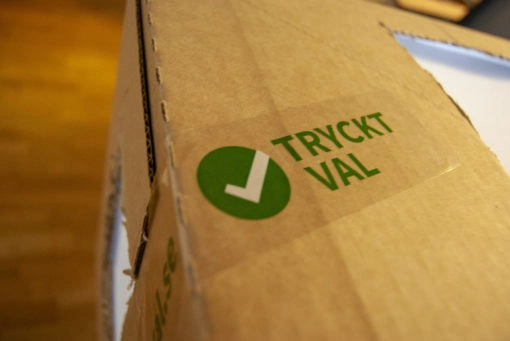 Transparent PP Packtejp med tryck - Bild 2