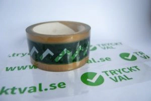 Transparent PP Packtejp med tryck