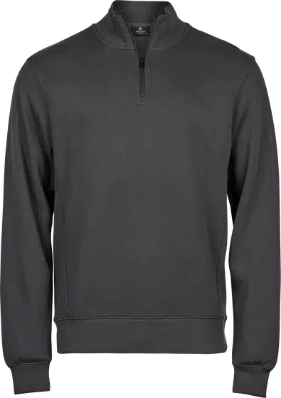 Merinotröja med halv dragkedja - Herr - Bild 3