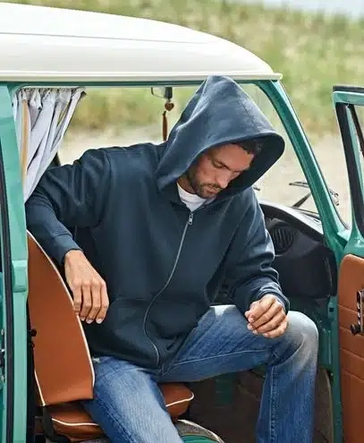 Urban hoodie med dragkedja - Herr