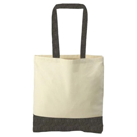 Tvåfärgad återvunnen Tygpåse - Bild 4