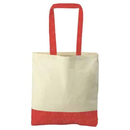 Tvåfärgad återvunnen Tygpåse - Bild 3