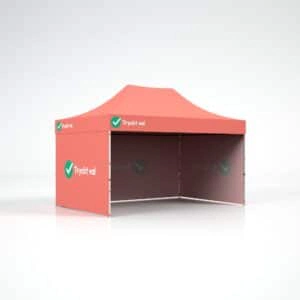 Reklamtält med eget tryck 3x4,5 meter
