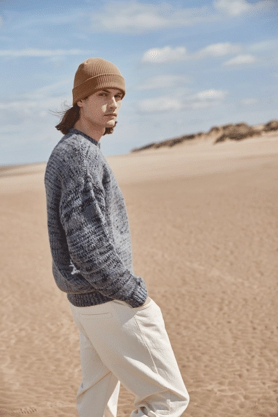 Beanie i Ekologisk Bomull