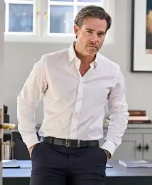 Lyxig herrskjorta med stretch